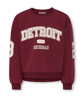 Kids ONLY winter sweater meisjes - rood - KogVictory - regular fit