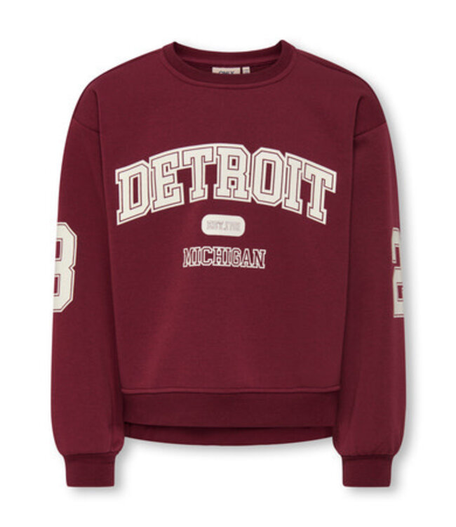 Kids ONLY winter sweater meisjes - rood - KogVictory - regular fit