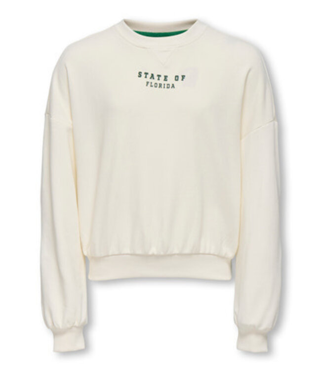 Kids ONLY winter sweater meisjes - wit - KogSally - box fit