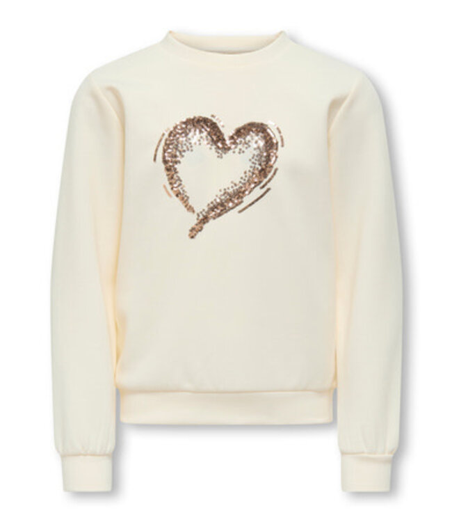 Kids ONLY winter sweater meisjes - wit - KogMarcy - regular fit
