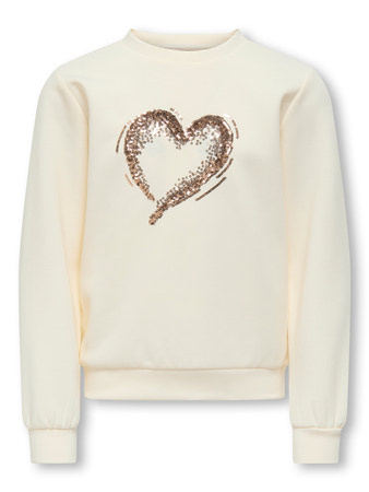 Kids ONLY winter sweater meisjes - wit - KogMarcy - regular fit afbeelding