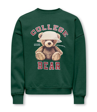Kids ONLY winter sweater meisjes - groen - KogBila - oversize fit