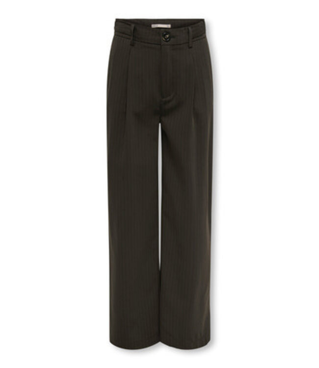 Kids ONLY winter broek meisjes - grijs - KogAlden - wide leg fit