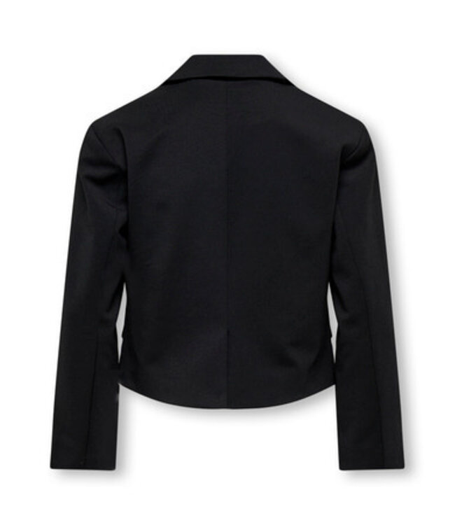 Kids ONLY winter blazer meisjes - zwart - KogPeach - oversize fit