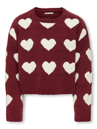 Kids ONLY winter sweater meisjes - paars - KogSus - regular fit, gebreid afbeelding