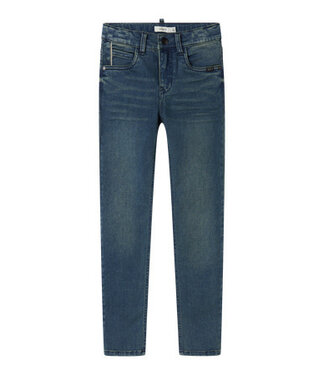 Name it winter jeansbroek jongens - blauw - xslim fit - NkmTheo