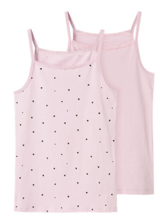 Name it winter ondergoed meisjes - roze - 2p top - NkfShort afbeelding