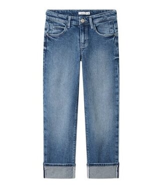 Name it winter jeansbroek meisjes - blauw - straight fit - NkfRose