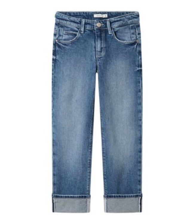 Name it winter jeansbroek meisjes - blauw - straight fit - NkfRose