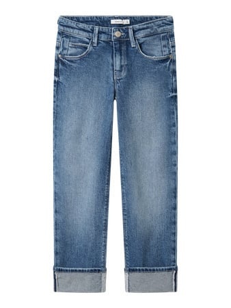 Name it winter jeansbroek meisjes - blauw - straight fit - NkfRose afbeelding