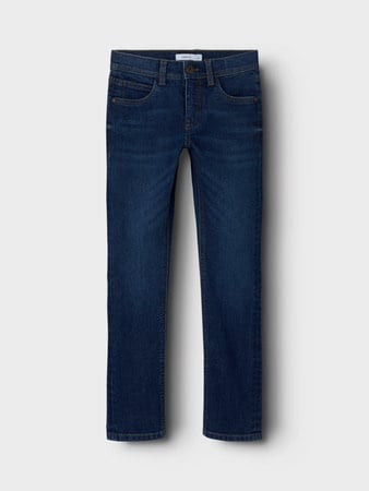 Name it winter jeansbroek jongens - blauw - slim fit - NkmSilas afbeelding