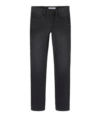 Name it winter jeansbroek jongens - grijs - slim fit - NkmSilas