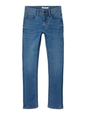 Name it winter jeansbroek jongens - blauw - slim fit - NkmSilas afbeelding