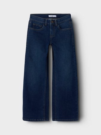 Name it winter jeansbroek meisjes - blauw - wide leg fit - NkfRose afbeelding