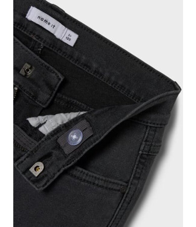 Name it winter jeansbroek meisjes - grijs - wide leg fit - NkfRose