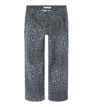 Name it winter broek meisjes - grijs - wide leg fit - NkfRose