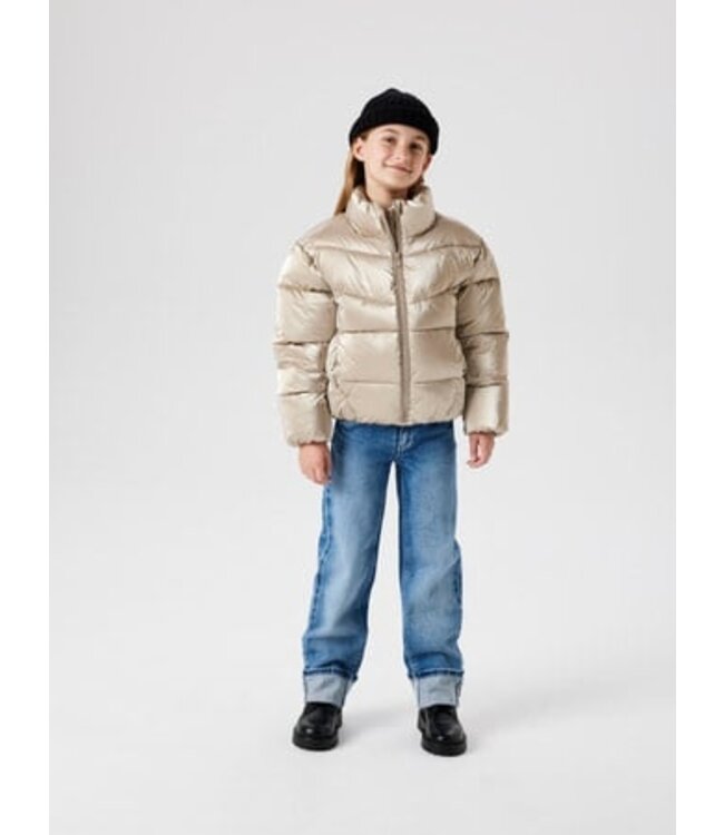 Name it winter winterjas meisjes - goud - puffer - NkfManon