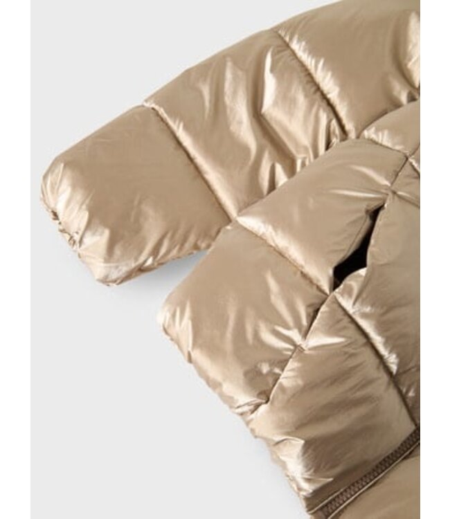 Name it winter winterjas meisjes - goud - puffer - NkfManon