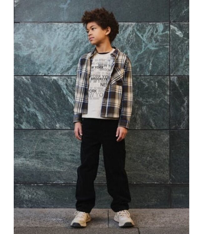 Name it winter t-shirt jongens - bruin - regular fit - NkmNoland