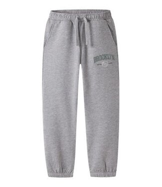 Name it winter sweat broek jongens - grijs - regular fit - NkmNewi