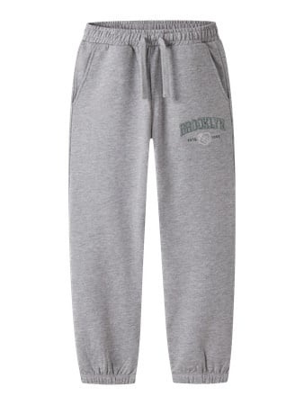 Name it winter sweat broek jongens - grijs - regular fit - NkmNewi afbeelding