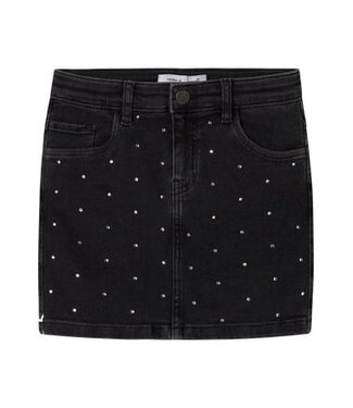 Name it winter rok meisjes - zwart - glitter steentjes -NkfNaomi
