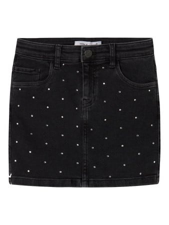 Name it winter rok meisjes - zwart - glitter steentjes -NkfNaomi afbeelding