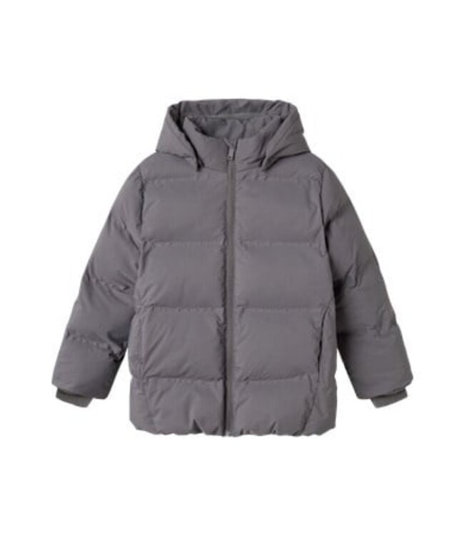 Name it winter winterjas jongens - grijs - puffer - NknMusk