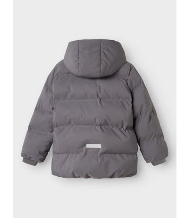 Name it winter winterjas jongens - grijs - puffer - NknMusk