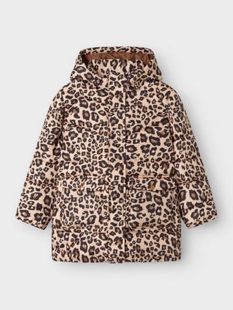 Name it winter winterjas meisjes - bruin - puffer - NkfMimosa afbeelding