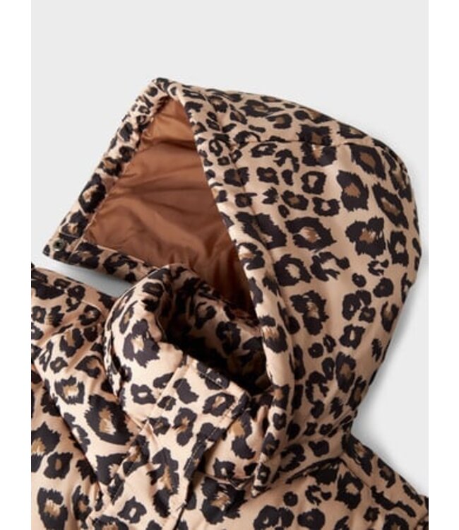 Name it winter winterjas meisjes - bruin - puffer - NkfMimosa