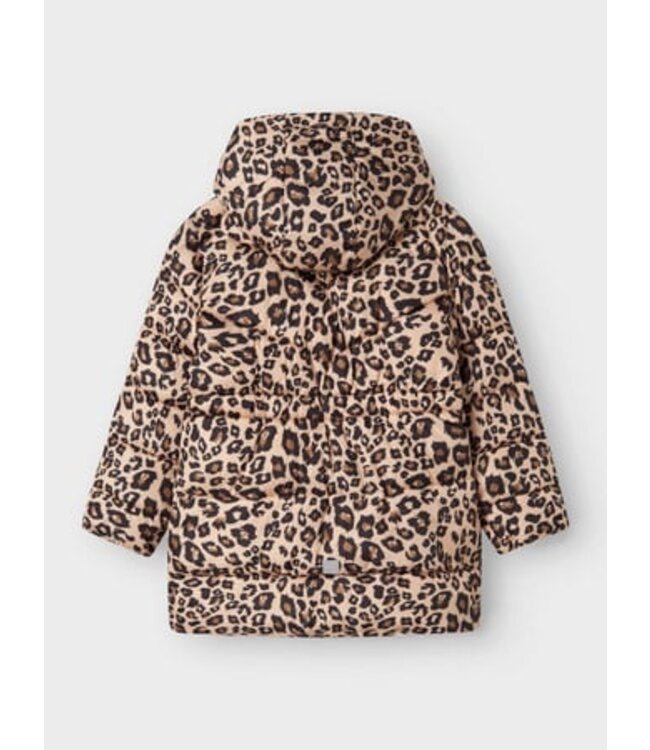 Name it winter winterjas meisjes - bruin - puffer - NkfMimosa
