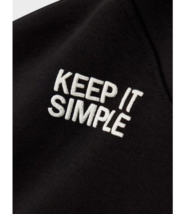 Name it winter sweater jongens - zwart - relaxed fit - NkmBronx