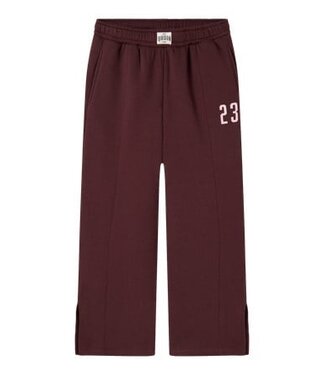 Name it winter sweat broek meisjes - paars - wide leg fit - NkfOdika