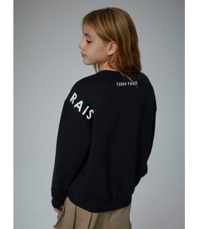 Name it winter sweater meisjes - zwart - relaxed fit - NkfOdika