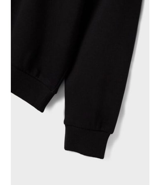 Name it winter sweater meisjes - zwart - relaxed fit - NkfOdika