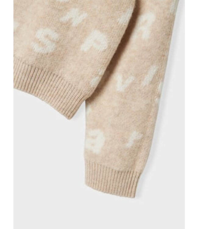 Name it winter sweater meisjes - beige - regular fit, gebreid - NkfOline