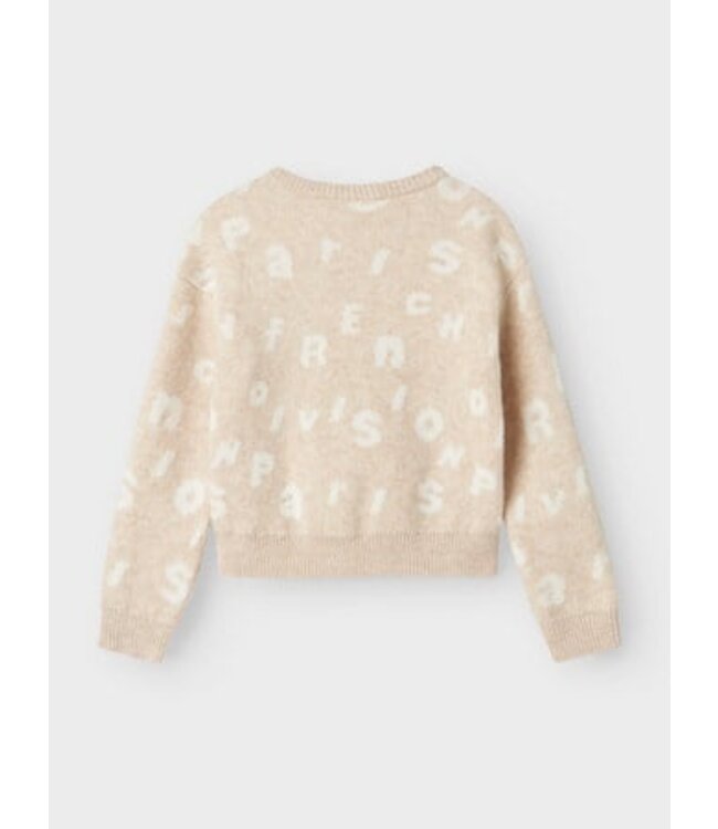 Name it winter sweater meisjes - beige - regular fit, gebreid - NkfOline