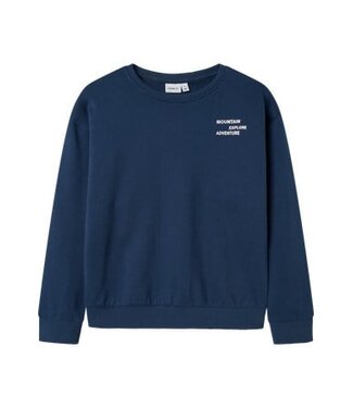 Name it winter sweater jongens - blauw - relaxed fit - NkmOrville