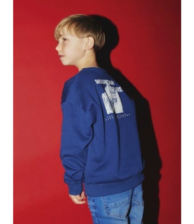 Name it winter sweater jongens - blauw - relaxed fit - NkmOrville