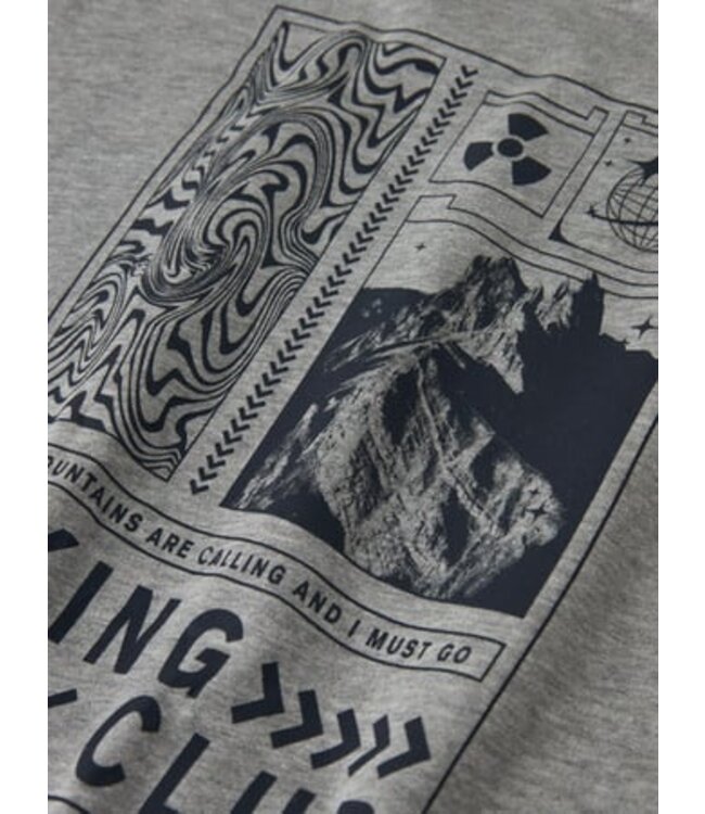 Name it winter sweater jongens - grijs - relaxed fit - NkmOrville