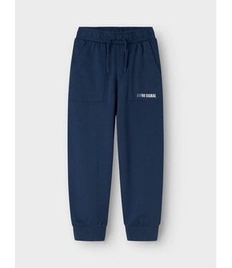 Name it winter sweat broek jongens - blauw - regular fit - NkmObie