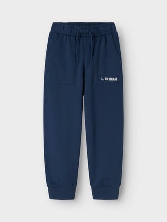 Name it winter sweat broek jongens - blauw - regular fit - NkmObie afbeelding