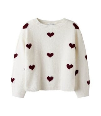 Name it winter sweater meisjes - wit - regular fit, gebreid - NkfOna