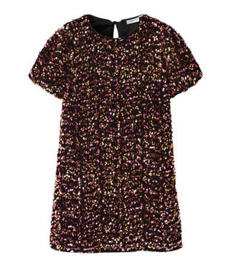 Name it winter jurk meisjes - goud - regular fit - NkfRunica