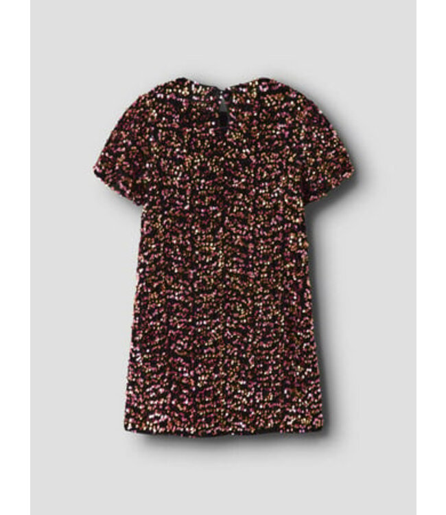 Name it winter jurk meisjes - goud - regular fit - NkfRunica