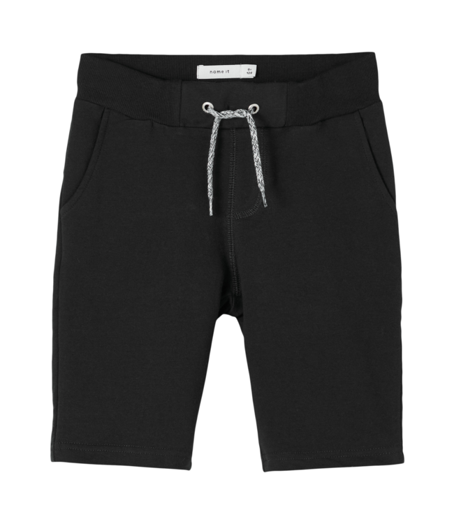 Name it zomer short jongens - zwart  - NkmHonk