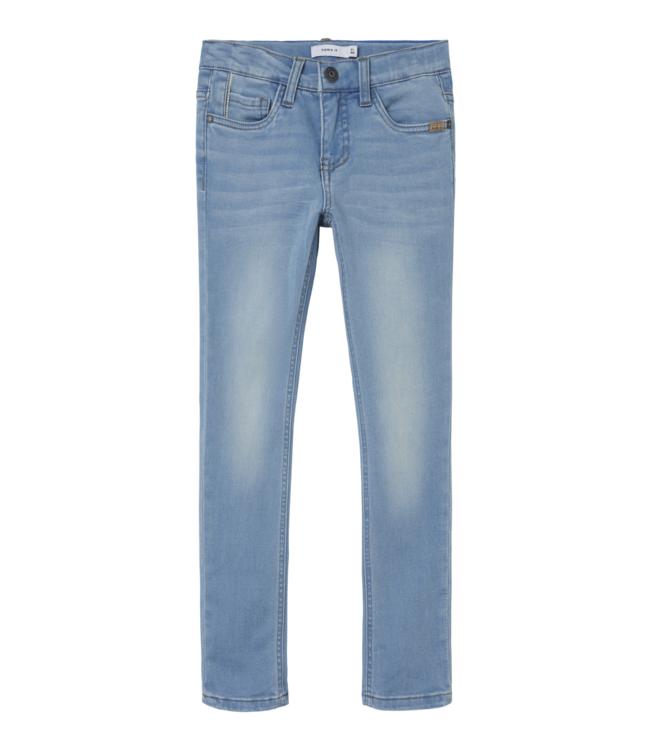 Name it zomer jeansbroek jongens - licht blauw - slim fit - NkmTheo