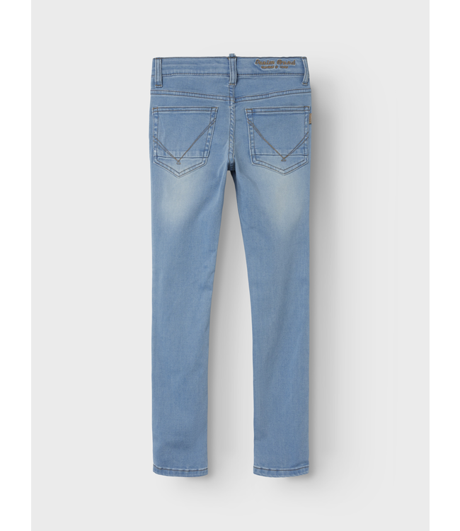 Name it zomer jeansbroek jongens - licht blauw - slim fit - NkmTheo