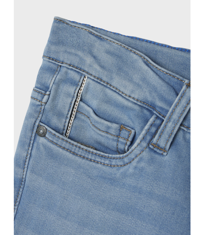 Name it zomer jeansbroek jongens - licht blauw - slim fit - NkmTheo